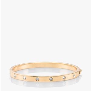 Kate Spade ♠️ Metal Stone Hinged Bangle